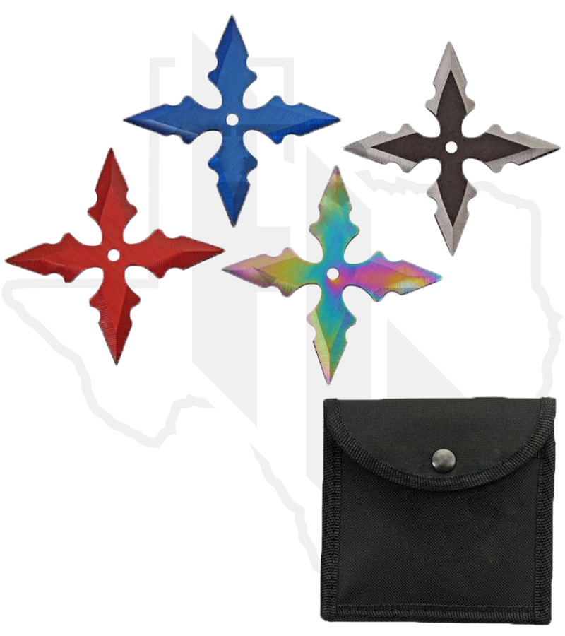 SZCO Throwing Stars 211556 - Assorted Color