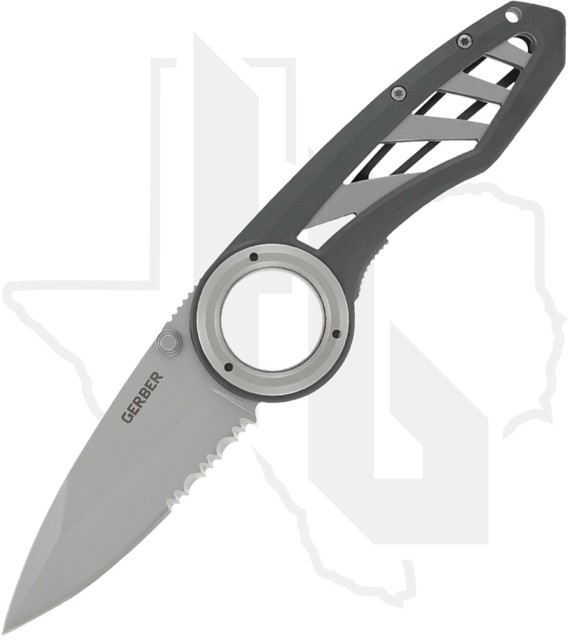 Gerber Remix 22-41969 - Gray, Partially Serrated