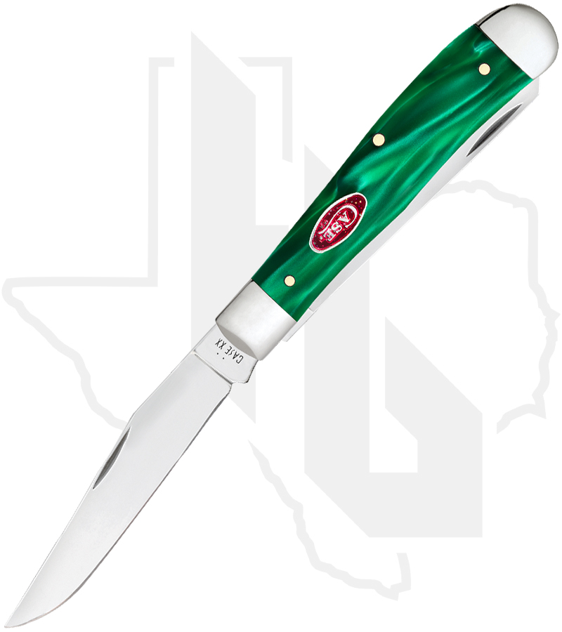W.R. Case Trapper 24410 - Green Pearl Kirinite Smooth