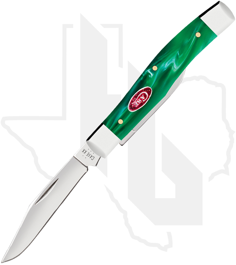 W.R. Case Texas Jack 24413 - Green Pearl Kirinite Smooth