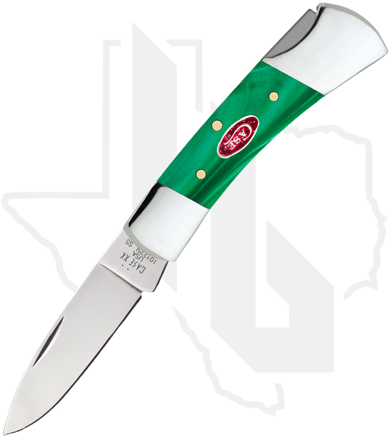 W.R. Case Lockback 24415 - Green Pearl Kirinite Smooth