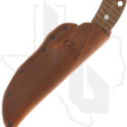 W.R. Case Ridgeback Hunter 30592 - Natural Canvas Micarta Laminate - Image 2