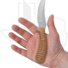 W.R. Case Ridgeback Hunter 30592 - Natural Canvas Micarta Laminate - Image 3