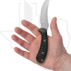 W.R. Case Ridgeback Hunter 30593 - Black Burlap Micarta Laminate - Image 3