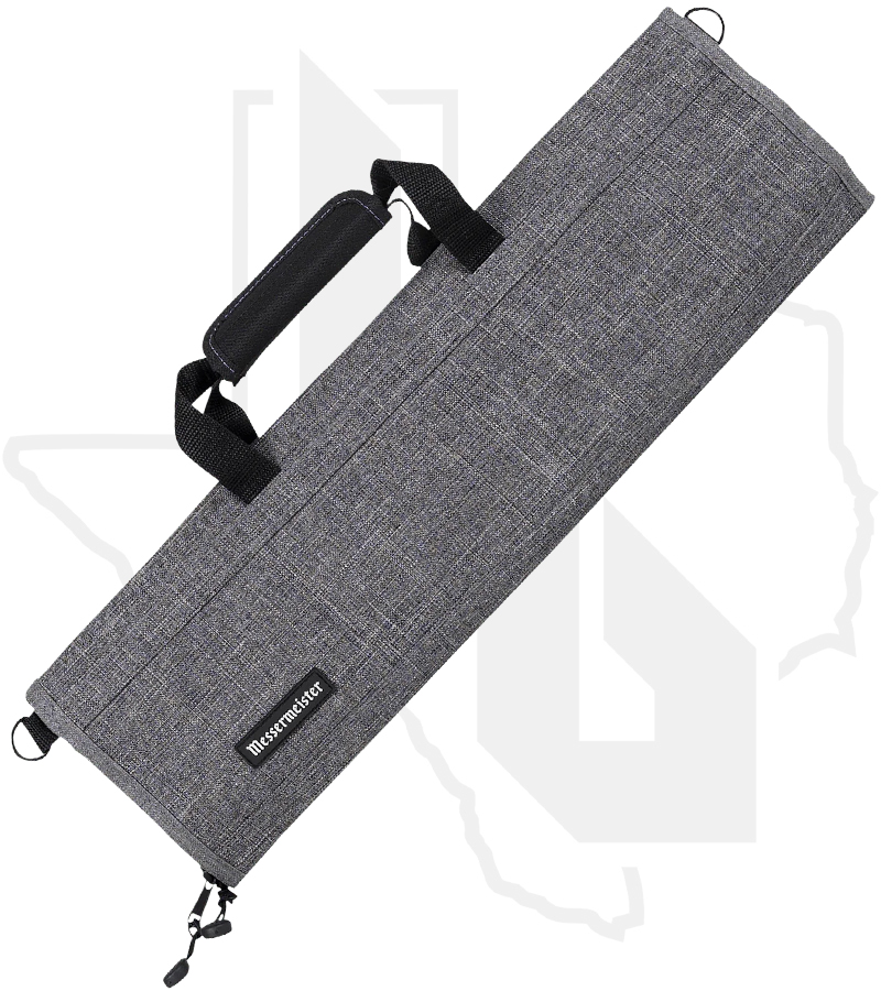 Messermeister Preservation 8 Pocket Knife Roll 3088-8/H - Heather Gray