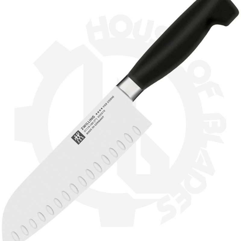 Zwilling J.A. Henckels Four Star 7 in. Santoku 31119-180 - Granton