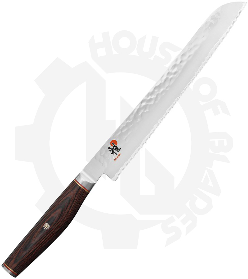 Miyabi 9 in. Bread Knife 34076-233 - Cocobolo Handle