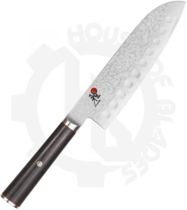 Miyabi 7 in. Santoku Knife 34194-183 - Black, Micarta