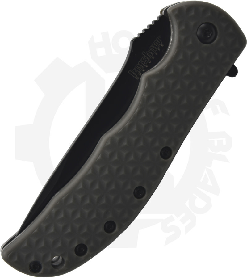 Kershaw Volt II Folding Pocket Knife Black Blade Straight Edge 3650GRYBLK 