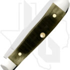W.R. Case Tiny Trapper 39231 - Olive Green Bone Sawcut Jigged - Image 3
