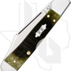 W.R. Case Mini Copperlock 39236 - Olive Green Bone Sawcut Jigged - Image 2