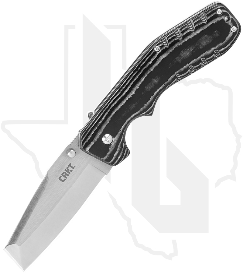 CRKT Folding Razel 4030 - Gray, Black Micarta