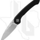 Ocaso Knives Seaton 42SLB - Black Stainless, Satin Blade, Large