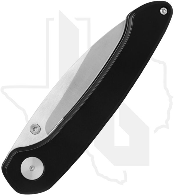 Ocaso Knives Seaton 42SLB - Black Stainless, Satin Blade, Large - Image 2