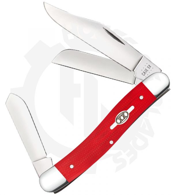 W.R. Case Smooth Stockman 45401 - Red, G-10