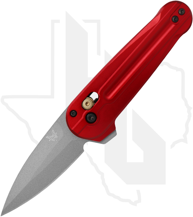 Benchmade Lowden 491GY-01 - Phoenix Red Aluminum