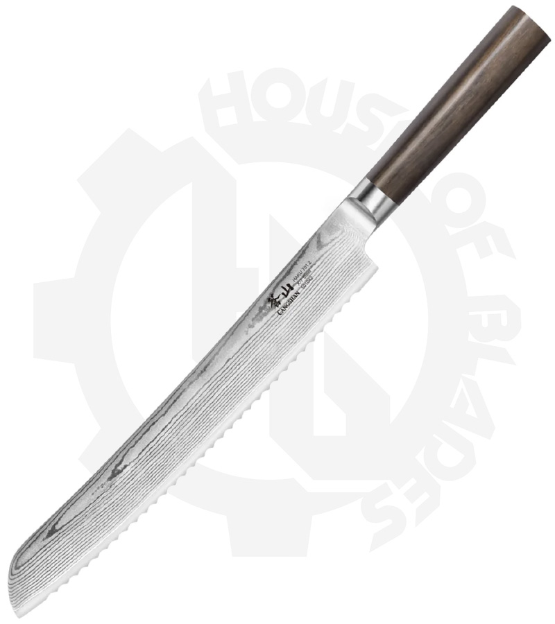 Cangshan Cutlery 9 in. Bread Knife 501042 - Wood