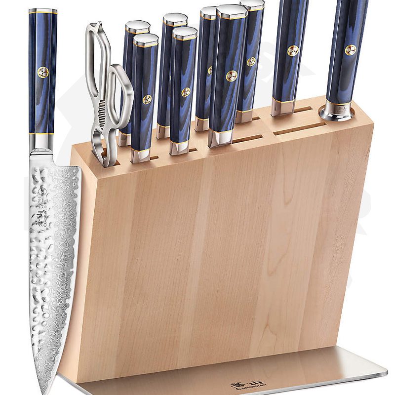 Cangshan Cutlery 12-PC Block Set 501554 - Maple