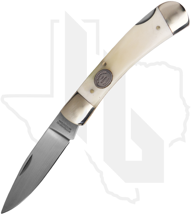 Moore Maker Lockback 5101LBB - White Bone