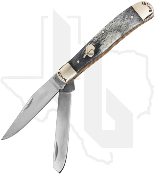 Moore Maker Trapper 5202HAT - Gray Bone, Hat Inlay