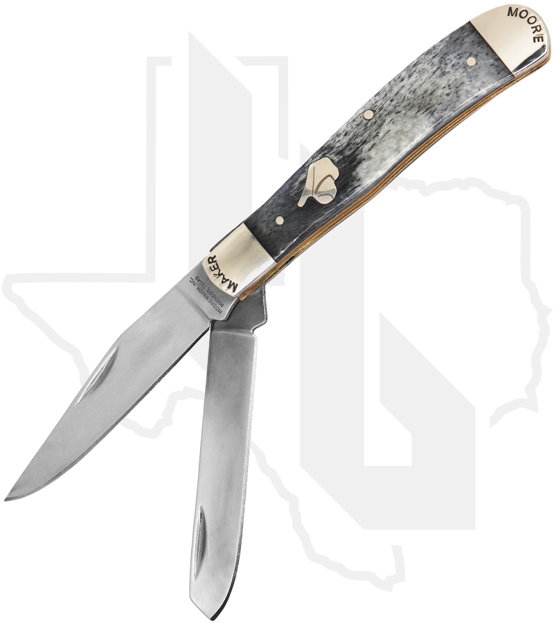 Moore Maker Trapper 5202HAT - Gray Bone, Hat Inlay