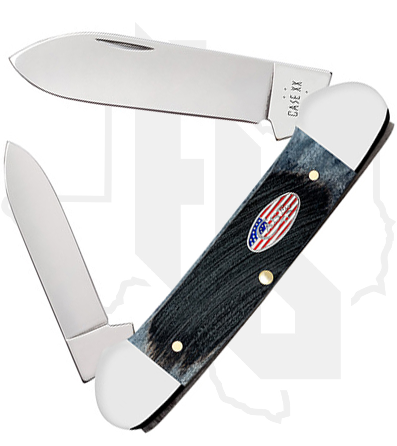 W.R. Case Canoe 53065 - Gray Bone, Sawcut, Jigged