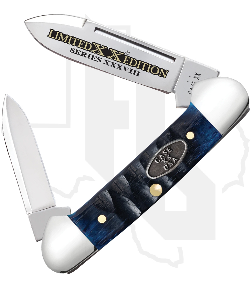 W.R. Case Baby Butterbean 53982 - Ocean Blue Bone Gator