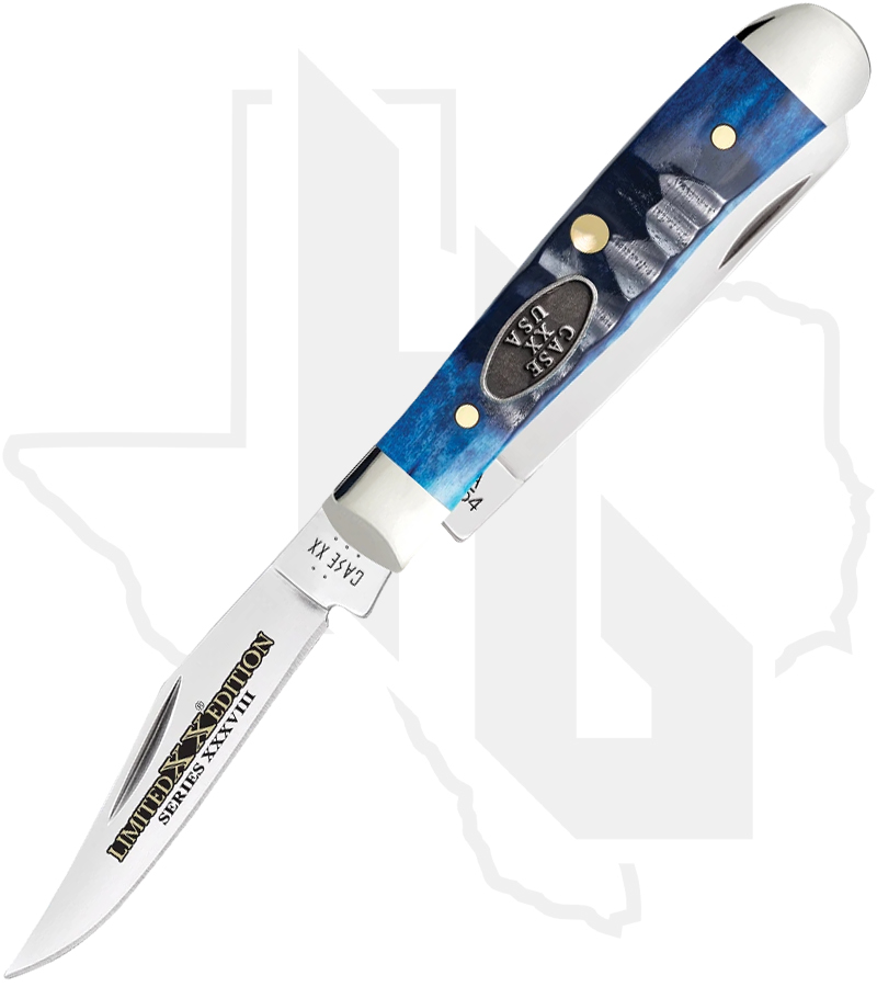 W.R. Case Tiny Trapper 53984 - Ocean Blue Bone Gator