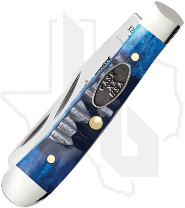 W.R. Case Tiny Trapper 53984 - Ocean Blue Bone Gator - Image 2