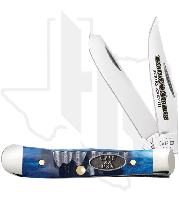 W.R. Case Tiny Trapper 53984 - Ocean Blue Bone Gator - Image 4