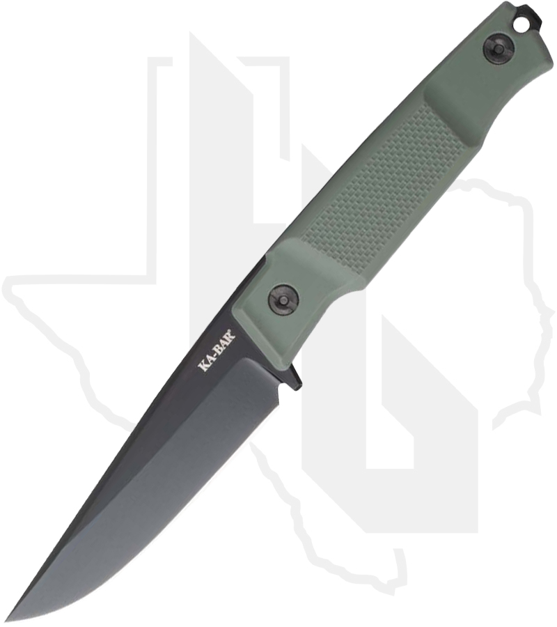 KA-BAR Apex 5500 - Green, Black Blade