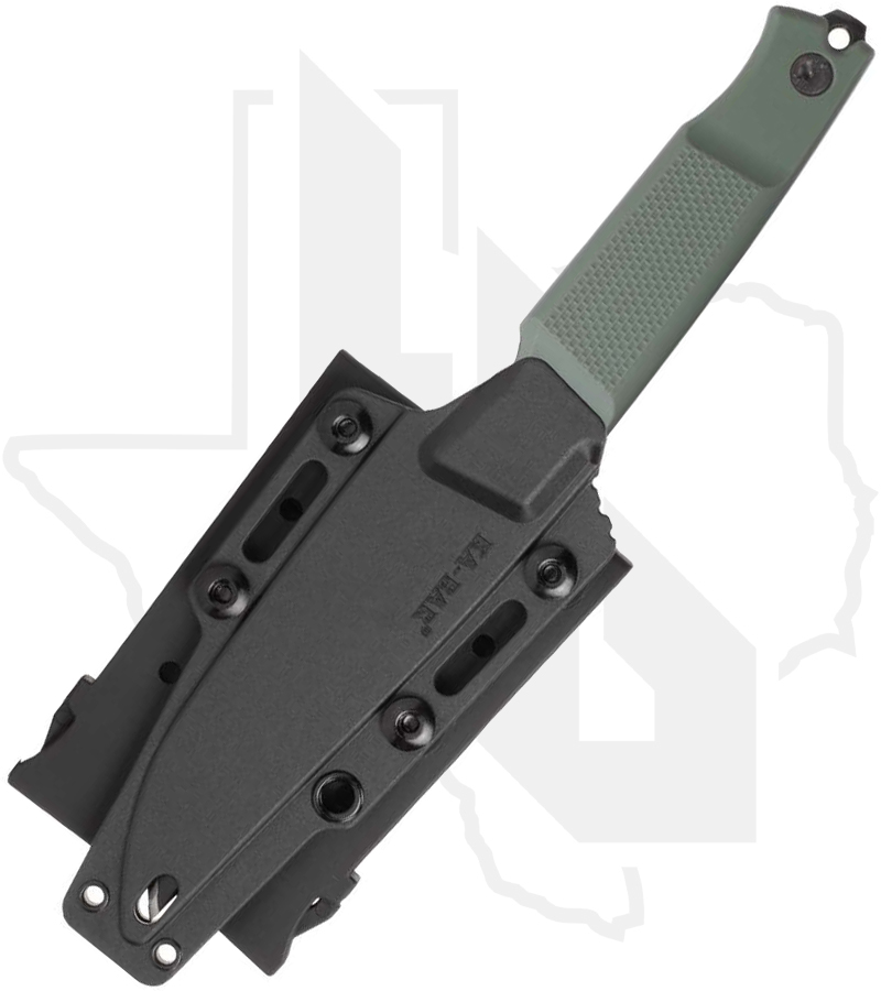 KA-BAR Apex 5500 - Green, Black Blade - Image 2