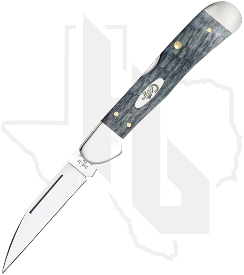 W.R. Case Copperlock 58424 - Pocket Worn Gray Bone, Crandall Jig