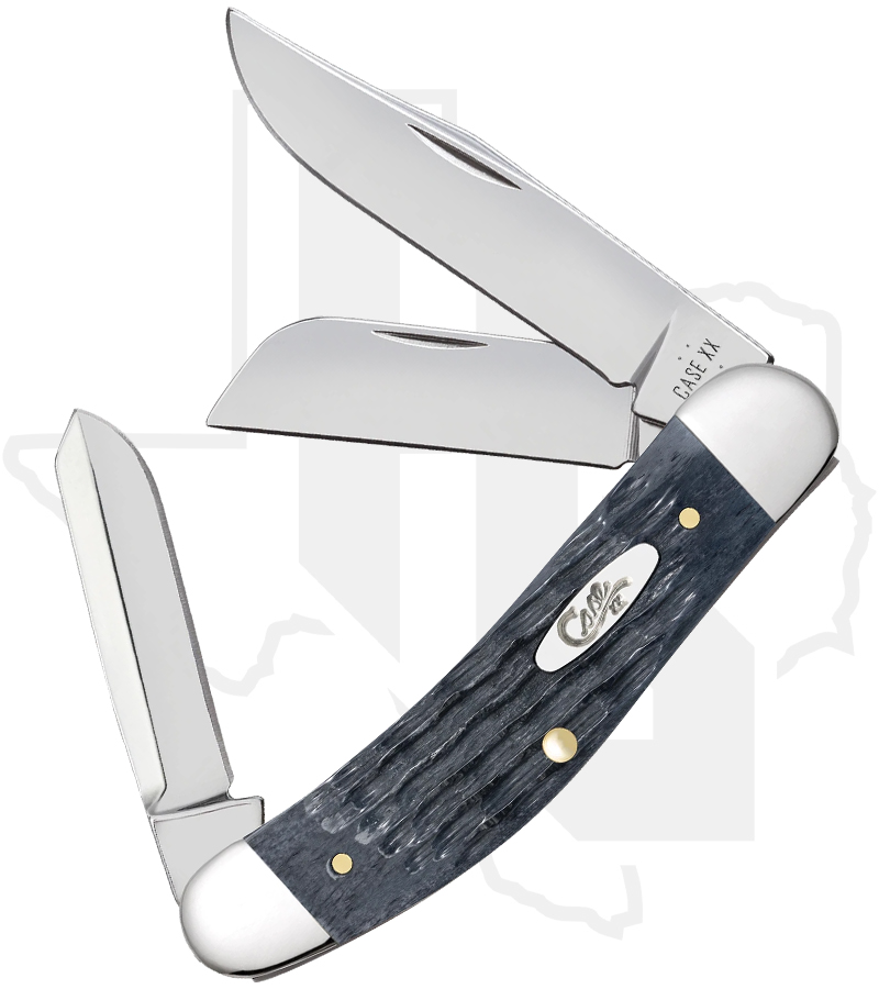 W.R. Case Sowbelly 58426 - Pocket Worn Gray Bone Crandall Jig