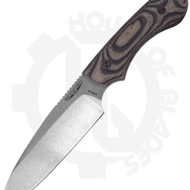 Bradford Knives Guardian 5 5S-109-3V - Camo, Micarta, Saber Grind