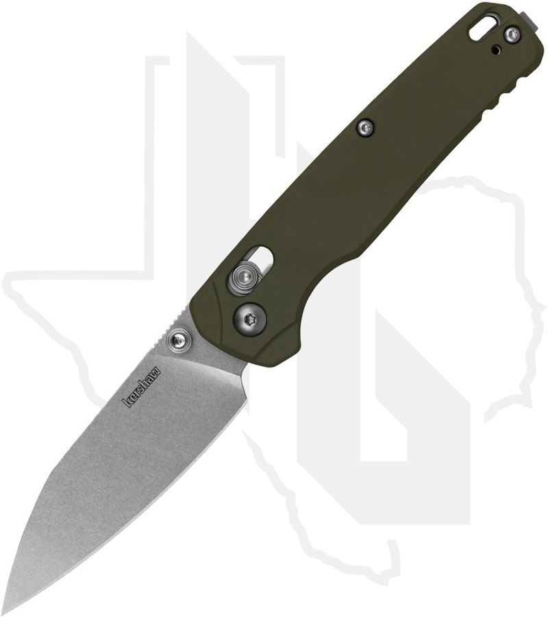 Kershaw Bel Air 6105OLSW - Olive, Stonewash