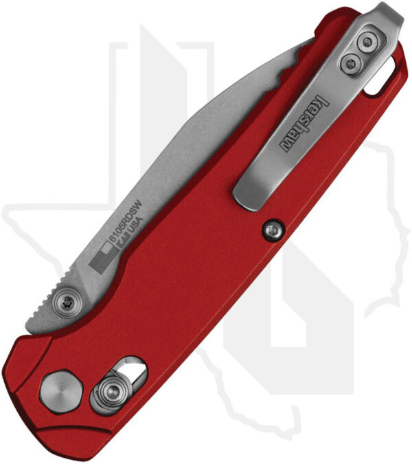 Kershaw Bel Air 6105RDSW - Red, Stonewash - Image 2