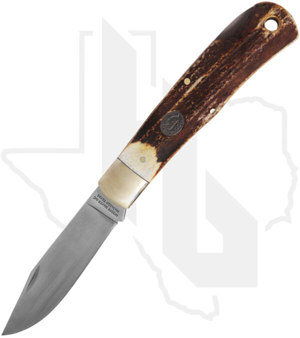 Moore Maker Mountain Man Lockback 6106LB-STG - Stag