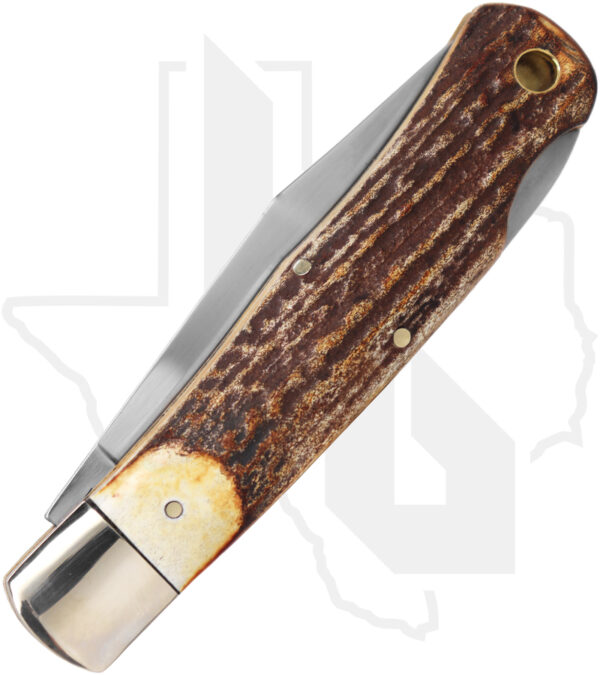 Moore Maker Mountain Man Lockback 6106LB-STG - Stag - Image 2