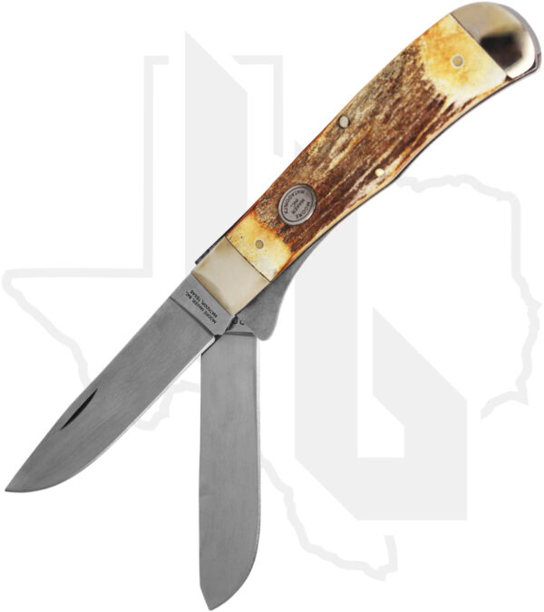 Moore Maker Large Liner Lock Trapper 6206LL - Stag