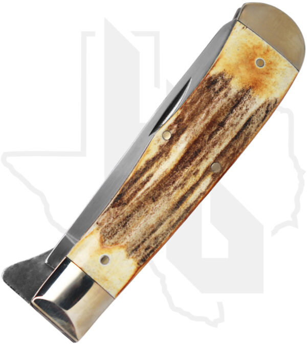 Moore Maker Large Liner Lock Trapper 6206LL - Stag - Image 2