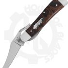 W.R. Case Smooth Russlock 64068 - Brown Maple Burl Wood