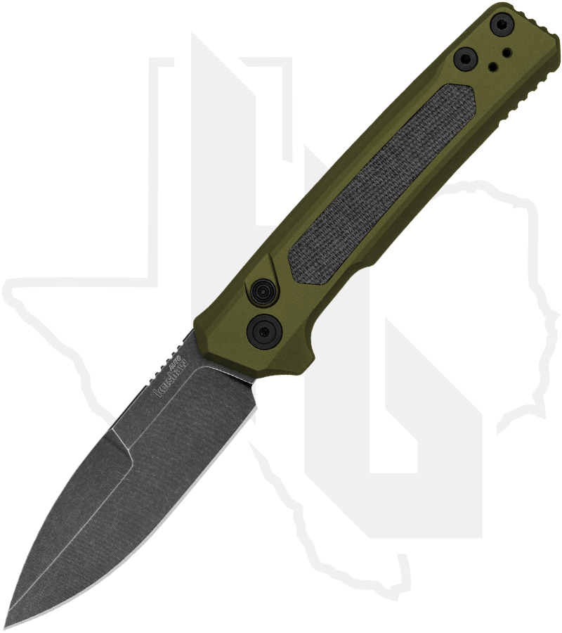 Kershaw Launch 22 7205 - Green, Black Micarta Inlay