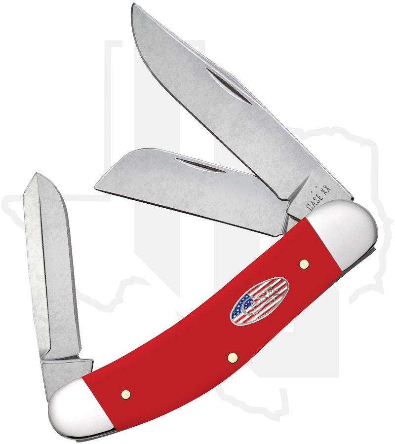 W.R. Case Sowbelly 73934 - American Workman Red Synthetic