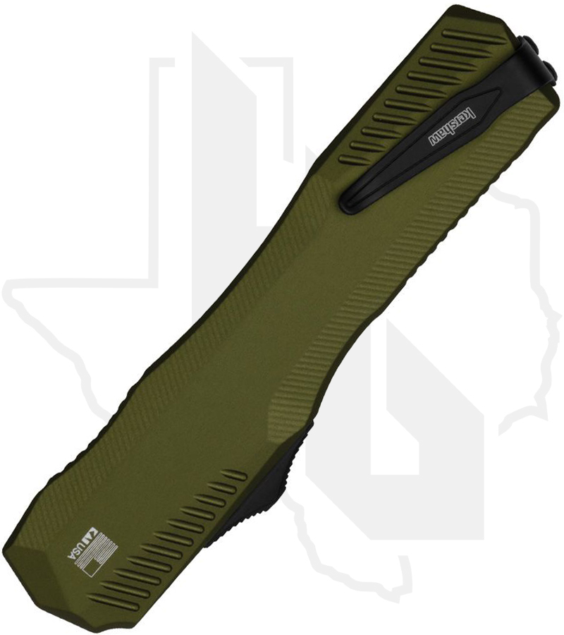 Kershaw Livewire 9000DEOL - Olive, Double Edge - Image 2