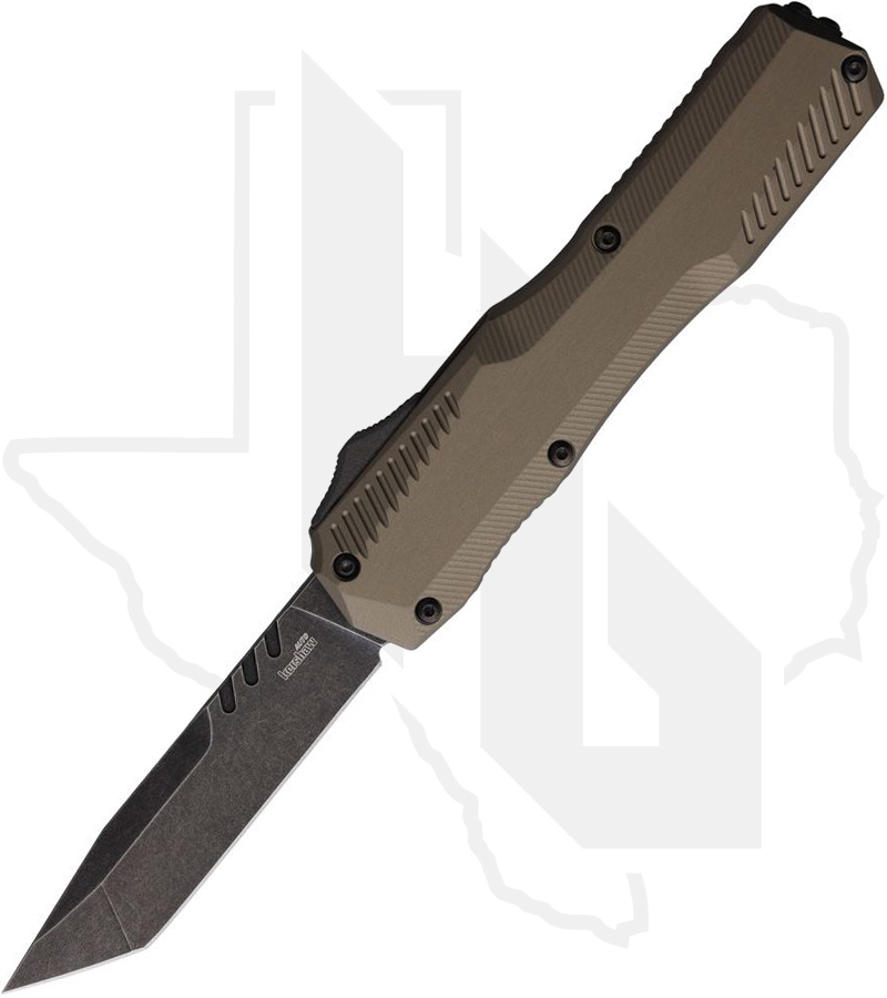 Kershaw Livewire 9000TFDEBW - Flat Dark Earth, Tanto, Blackwash