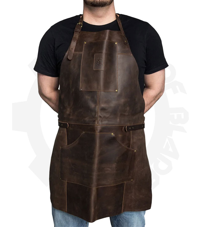 BeaverCraft Genuine Leather Apron Brown AP2X