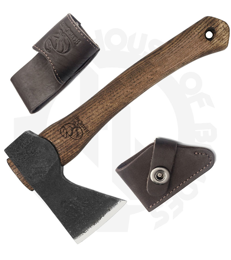 BeaverCraft Small Carving Axe with Leather Sheath AX1