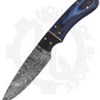 BUCKNBEAR White Walker BNB142107B - Blue, Black, Damascus