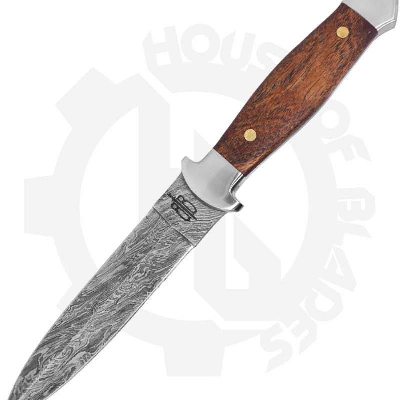 BUCKNBEAR Damascus Dagger BNB15255 - Walnut Wood
